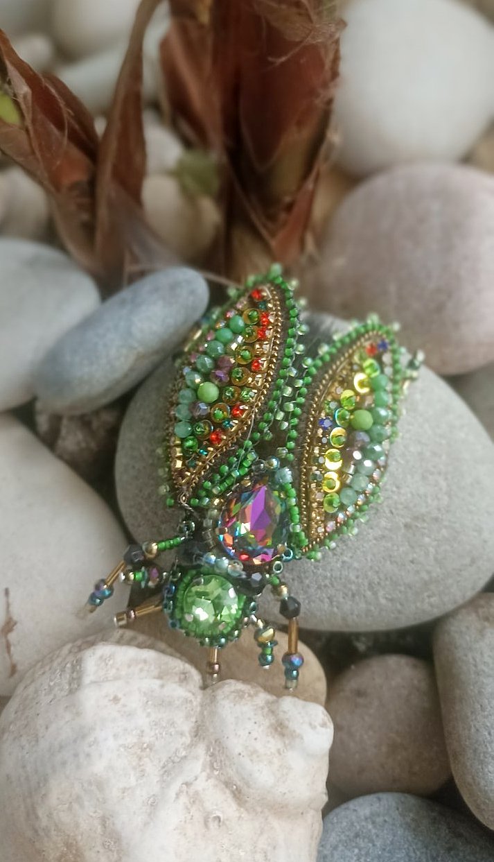 Broșă „Gândac” 6