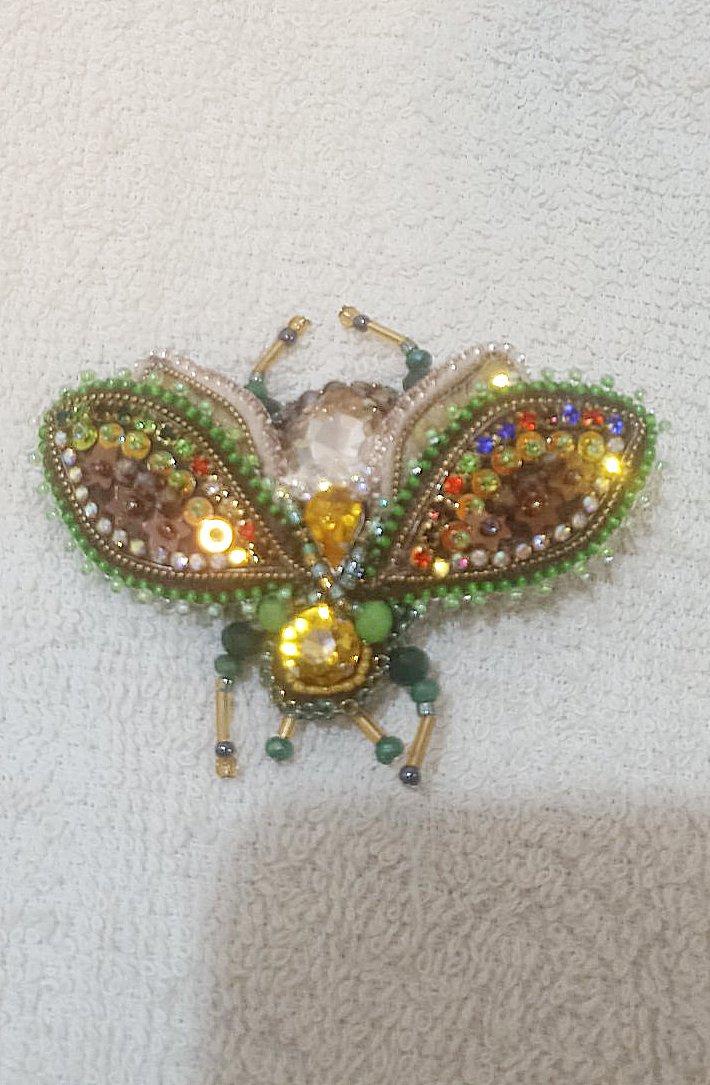 Broșă „Gândac” 4