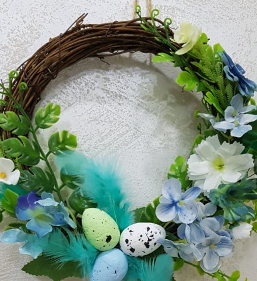 Coroniță de Paște(turcoaz)